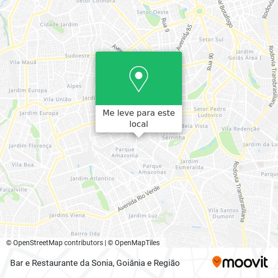 Bar e Restaurante da Sonia mapa