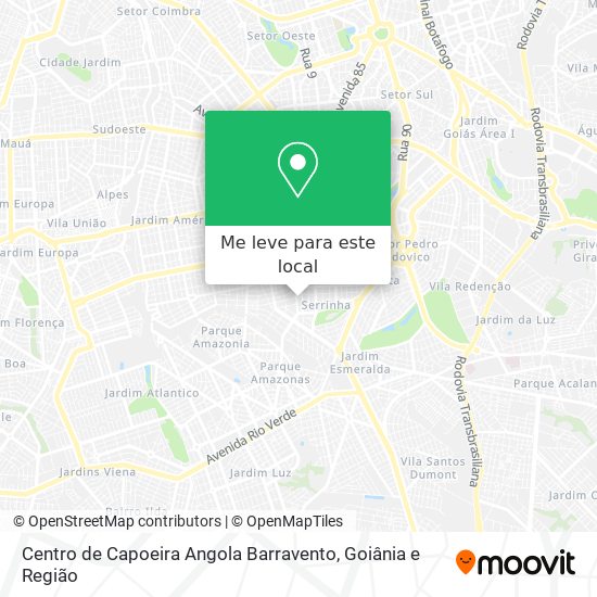 Centro de Capoeira Angola Barravento mapa
