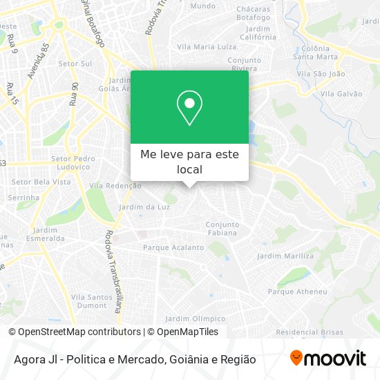 Agora Jl - Politica e Mercado mapa