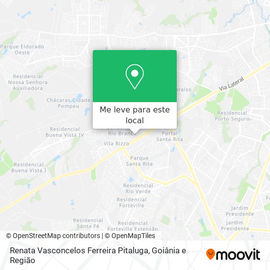 Renata Vasconcelos Ferreira Pitaluga mapa