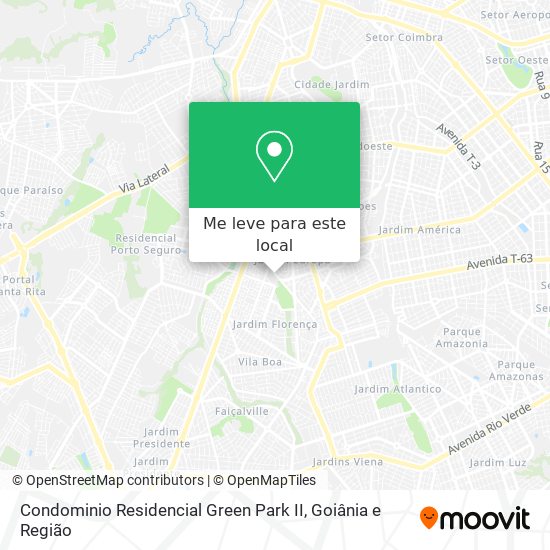 Condominio Residencial Green Park II mapa