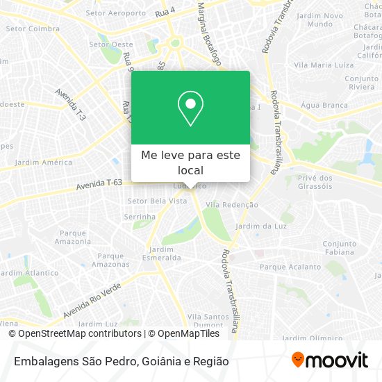 Embalagens São Pedro mapa