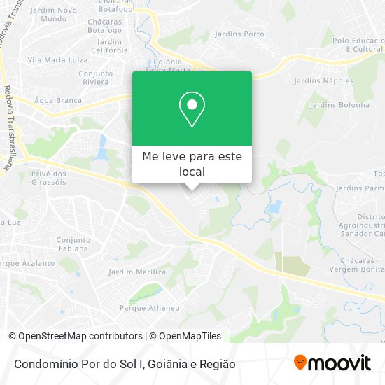 Condomínio Por do Sol I mapa
