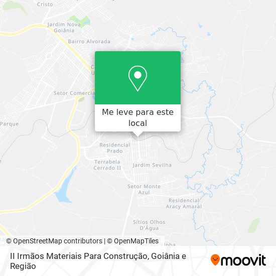 II Irmãos Materiais Para Construção mapa