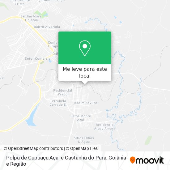 Polpa de Cupuaçu,Açai e Castanha do Pará mapa