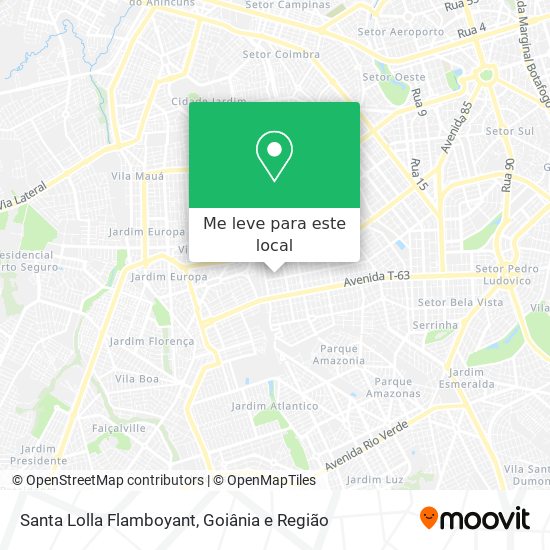 Santa Lolla Flamboyant mapa