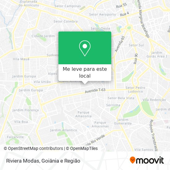 Riviera Modas mapa