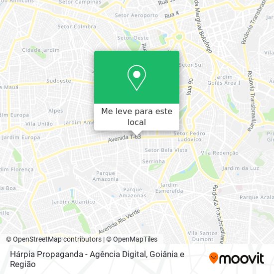 Hárpia Propaganda - Agência Digital mapa