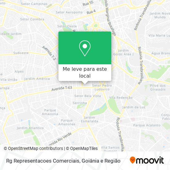 Rg Representacoes Comerciais mapa