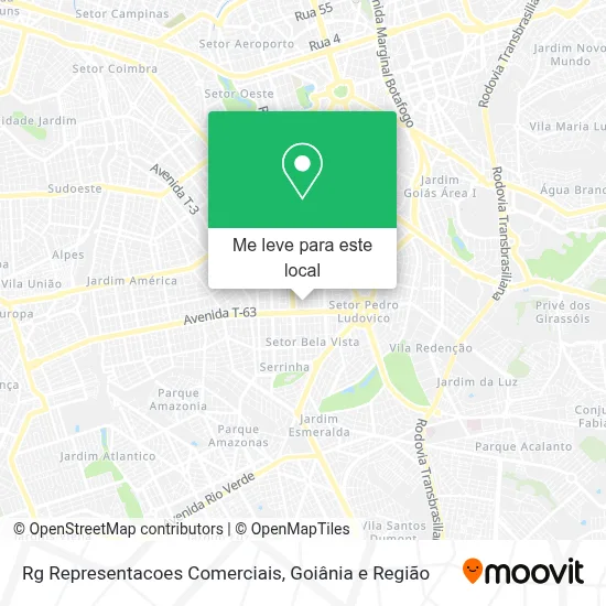 Rg Representacoes Comerciais mapa