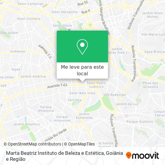 Marta Beatriz Instituto de Beleza e Estética mapa