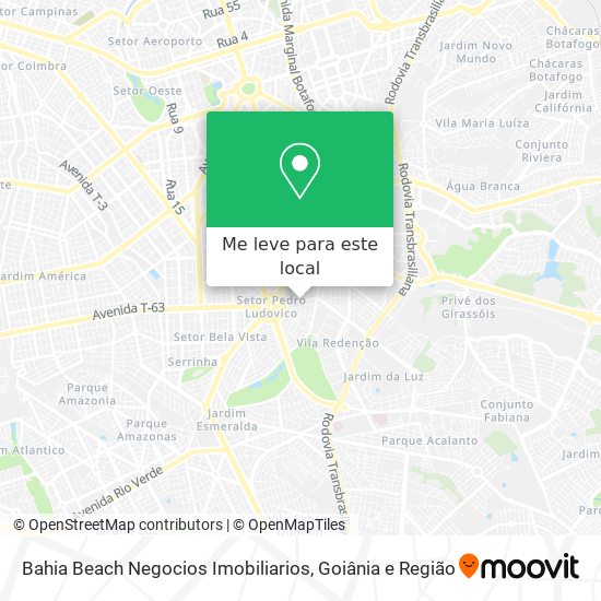 Bahia Beach Negocios Imobiliarios mapa