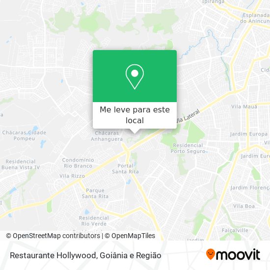 Restaurante Hollywood mapa