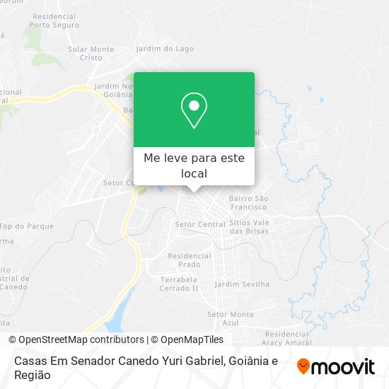 Casas Em Senador Canedo Yuri Gabriel mapa