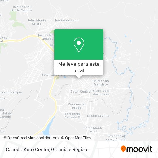 Canedo Auto Center mapa