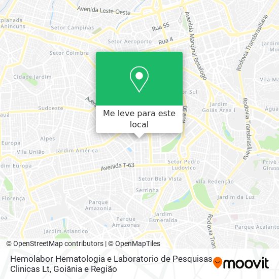 Hemolabor Hematologia e Laboratorio de Pesquisas Clinicas Lt mapa