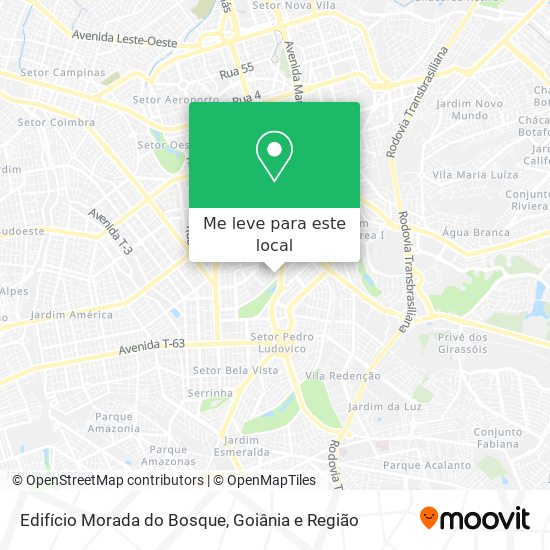 Edifício Morada do Bosque mapa