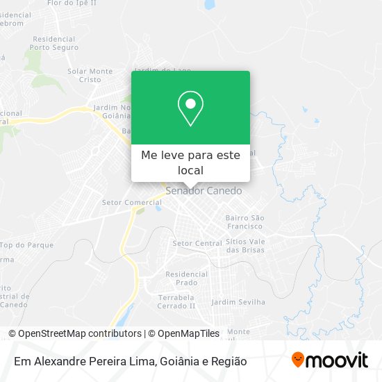 Em Alexandre Pereira Lima mapa