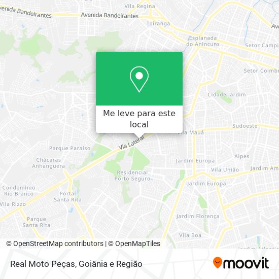 Real Moto Peças mapa