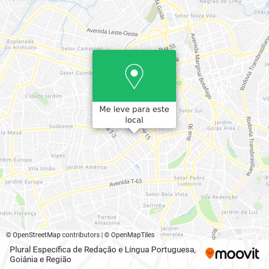 Plural Específica de Redação e Língua Portuguesa mapa