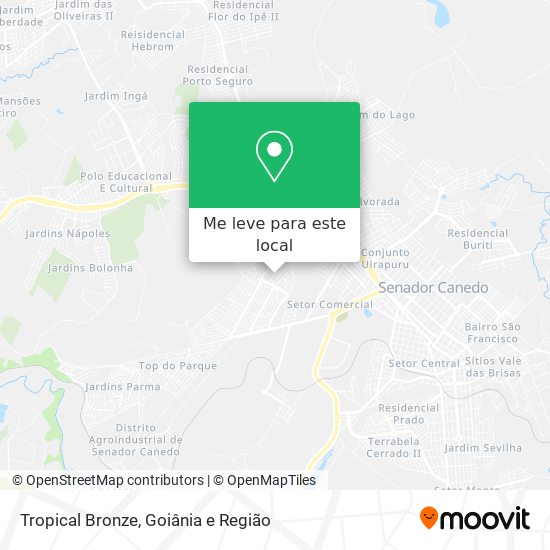 Tropical Bronze mapa
