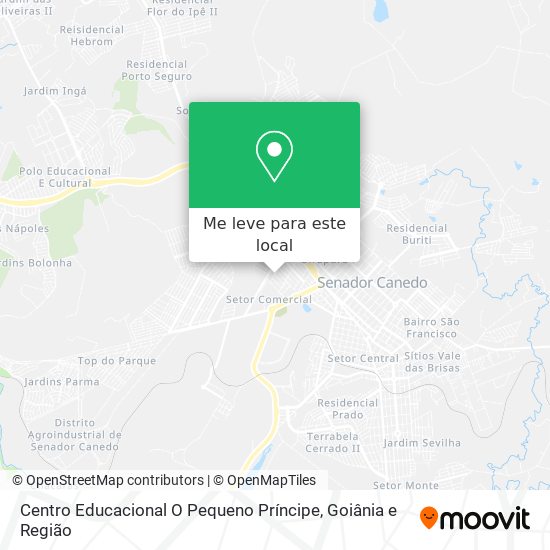 Centro Educacional O Pequeno Príncipe mapa