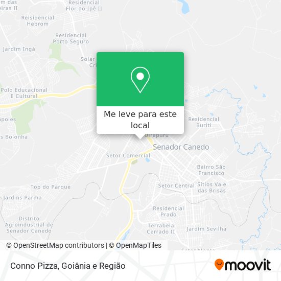 Conno Pizza mapa