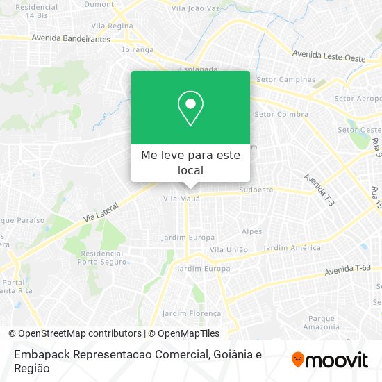 Embapack Representacao Comercial mapa