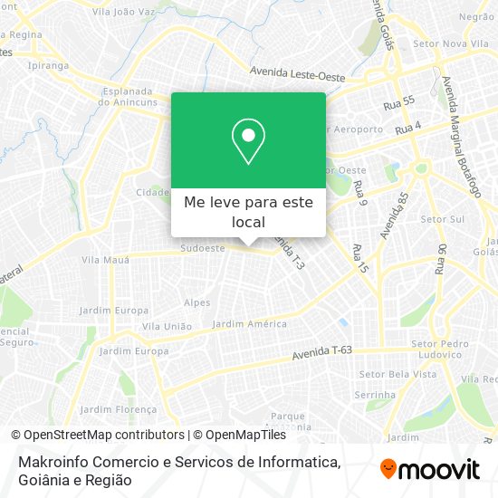 Makroinfo Comercio e Servicos de Informatica mapa