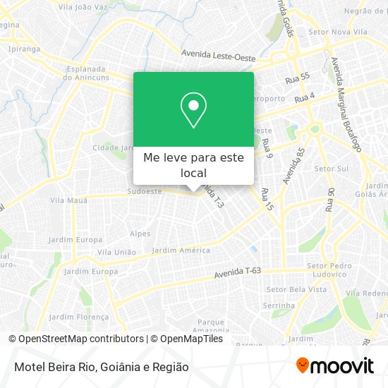 Motel Beira Rio mapa
