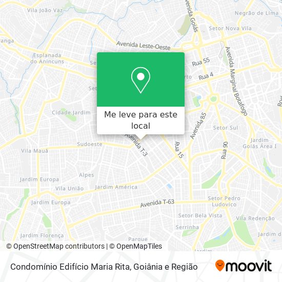 Condomínio Edifício Maria Rita mapa