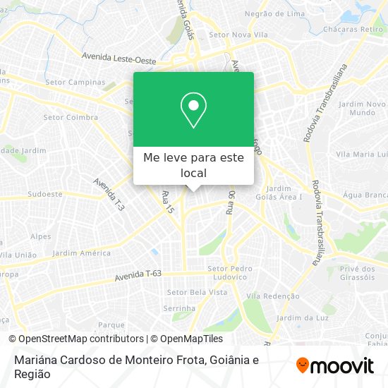 Mariána Cardoso de Monteiro Frota mapa