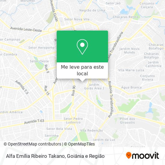 Alfa Emília Ribeiro Takano mapa