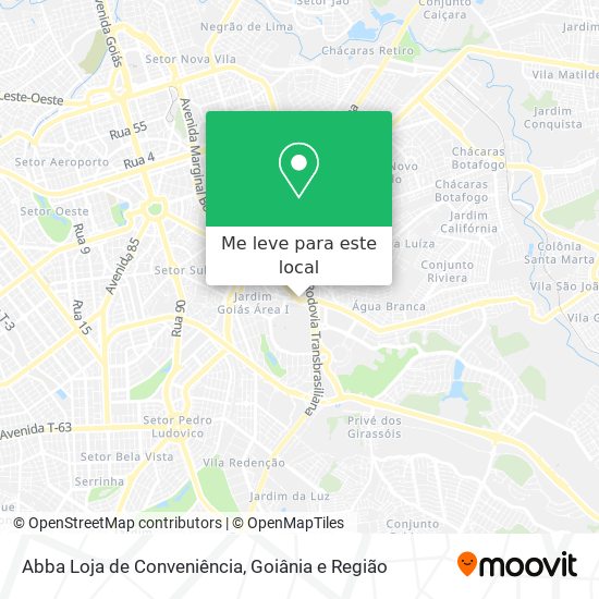 Abba Loja de Conveniência mapa