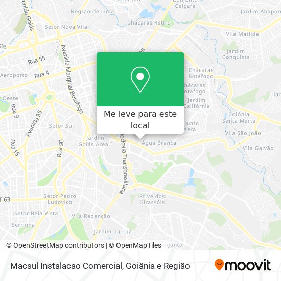 Macsul Instalacao Comercial mapa