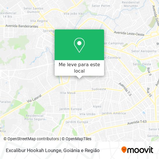 Excalibur Hookah Lounge mapa