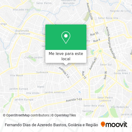 Fernando Dias de Azeredo Bastos mapa