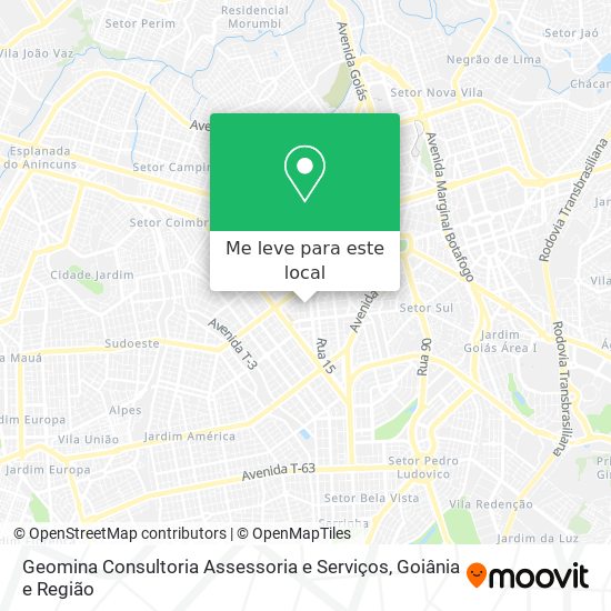 Geomina Consultoria Assessoria e Serviços mapa