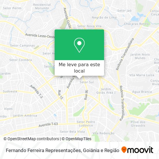 Fernando Ferreira Representações mapa