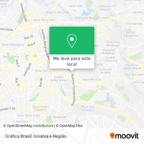 Gráfica Brasil mapa