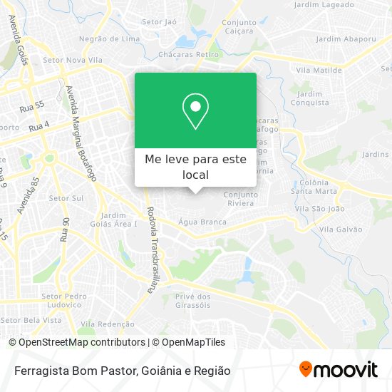 Ferragista Bom Pastor mapa