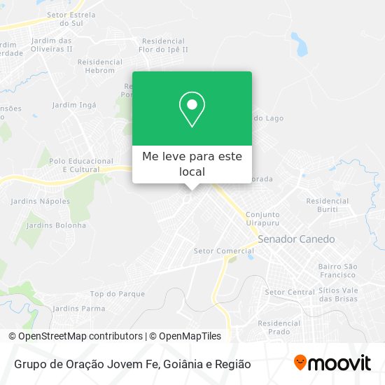 Grupo de Oração Jovem Fe mapa