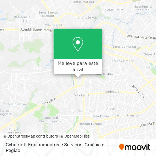 Cybersoft Equipamentos e Servicos mapa