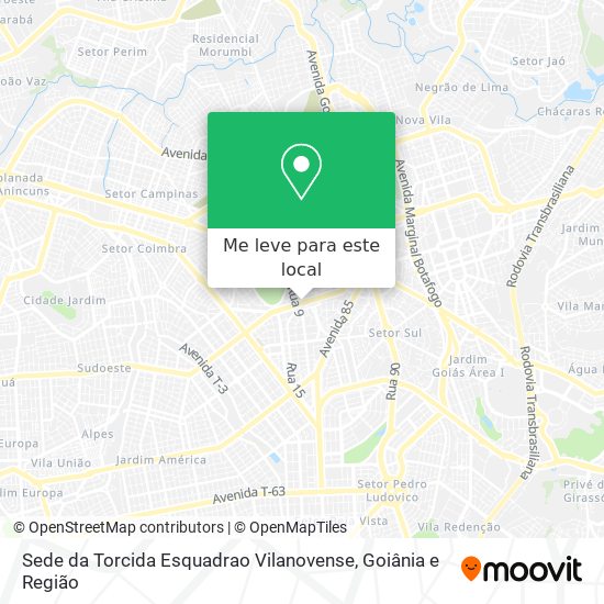 Sede da Torcida Esquadrao Vilanovense mapa