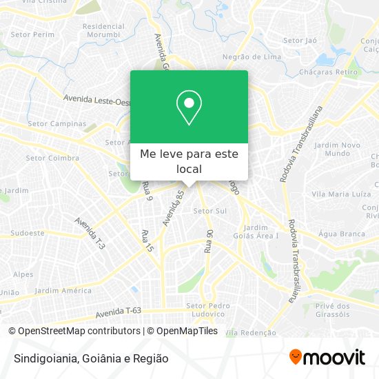 Sindigoiania mapa