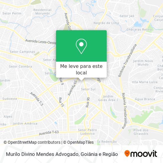 Murilo Divino Mendes Advogado mapa