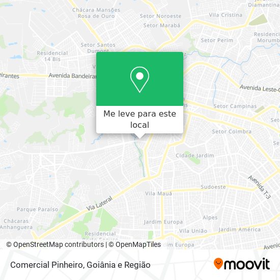 Comercial Pinheiro mapa