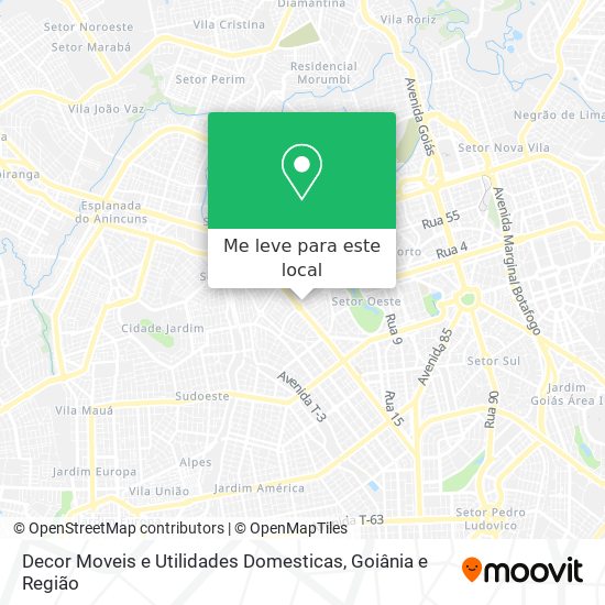 Decor Moveis e Utilidades Domesticas mapa