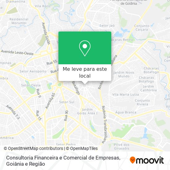 Consultoria Financeira e Comercial de Empresas mapa