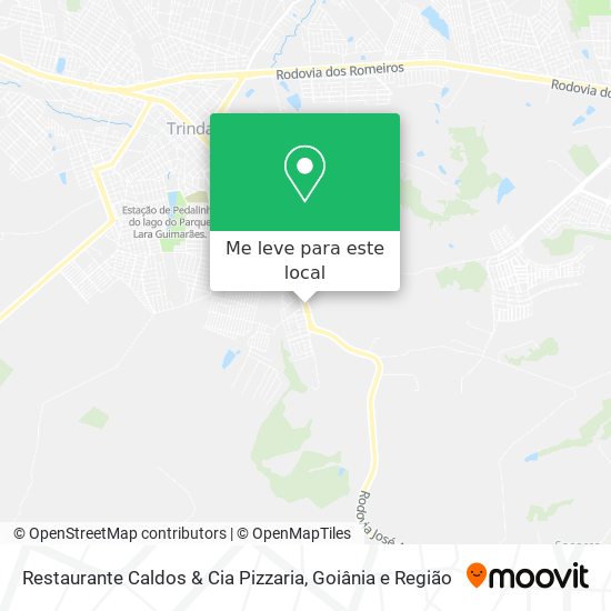 Restaurante Caldos & Cia Pizzaria mapa